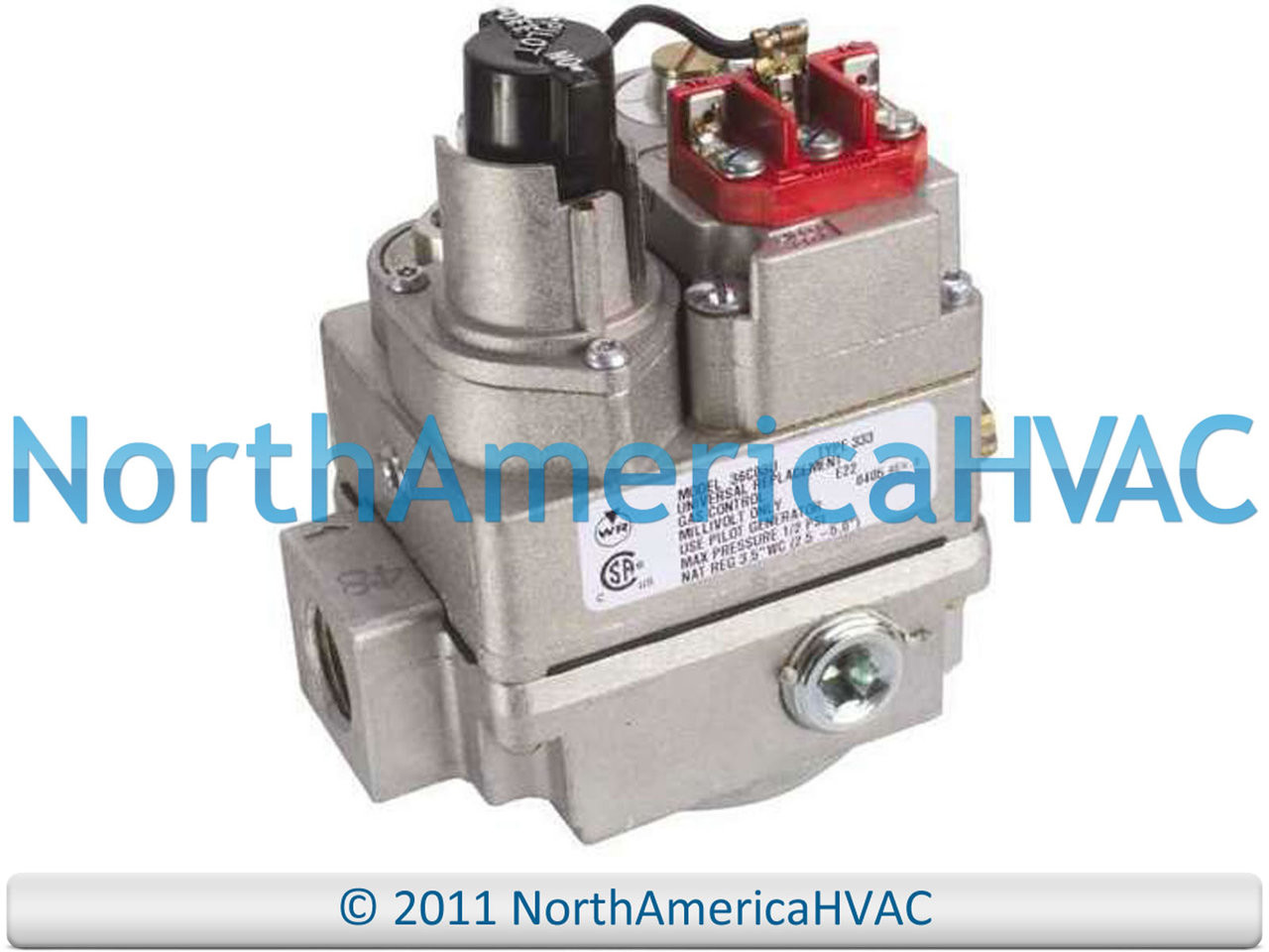 White Rodgers Millivolt Gas Valve Replaces Robertshaw VH700504
